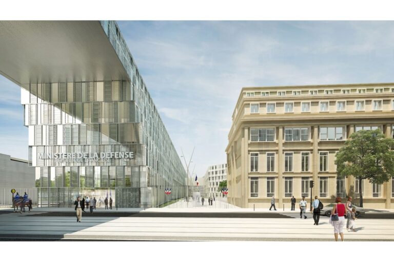 batiment moderne du secretariat general a paris