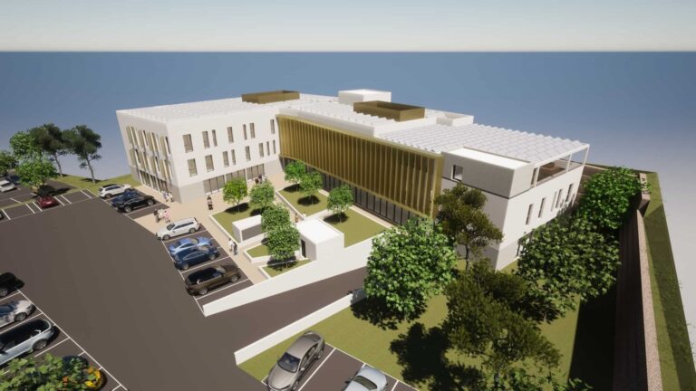 bureau de banque moderne a la garde