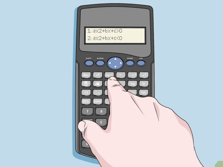 calculatrice avec un nombre et une fleche