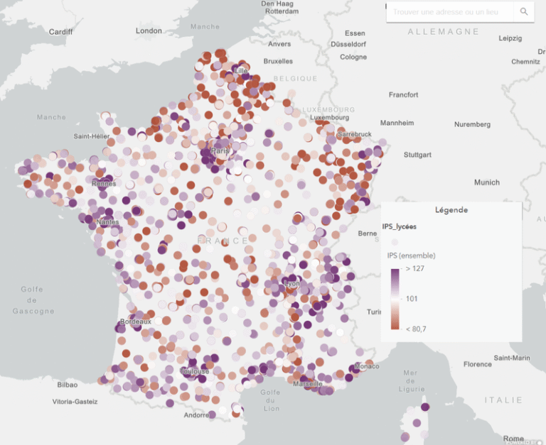 carte des gendarmeries en france