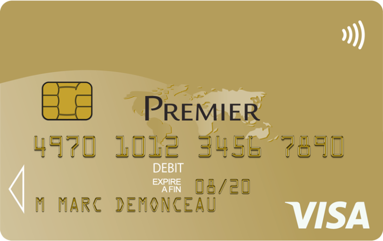 carte visa premier avec un billet davion
