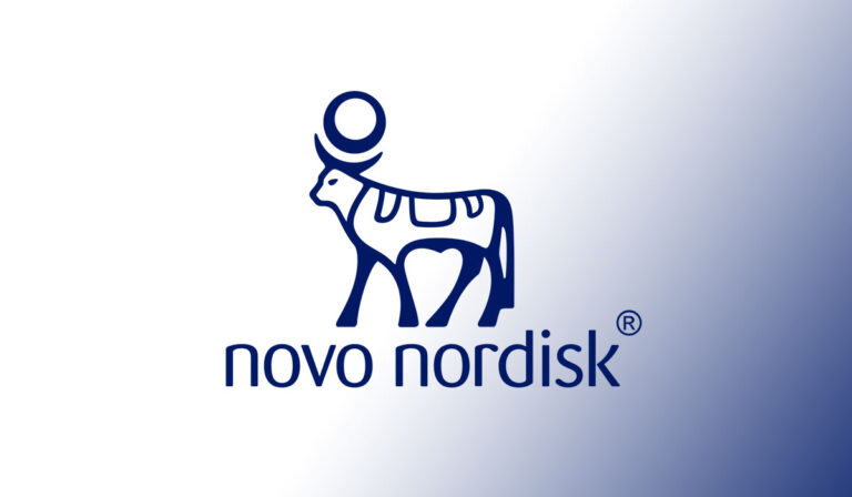 logo de novo nordisk sur fond neutre