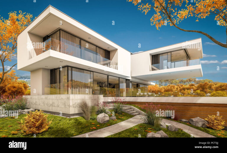 maison avec un loyer affiche clairement