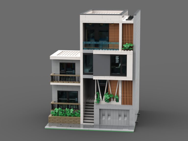 Comment construire une maison de luxe en LEGO facilement 34 maison de luxe en lego coloree et detaillee