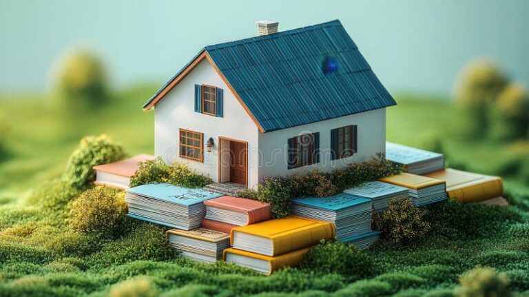 Comment transformer un bien en SCI depuis un nom propre 9 maison entouree de documents juridiques