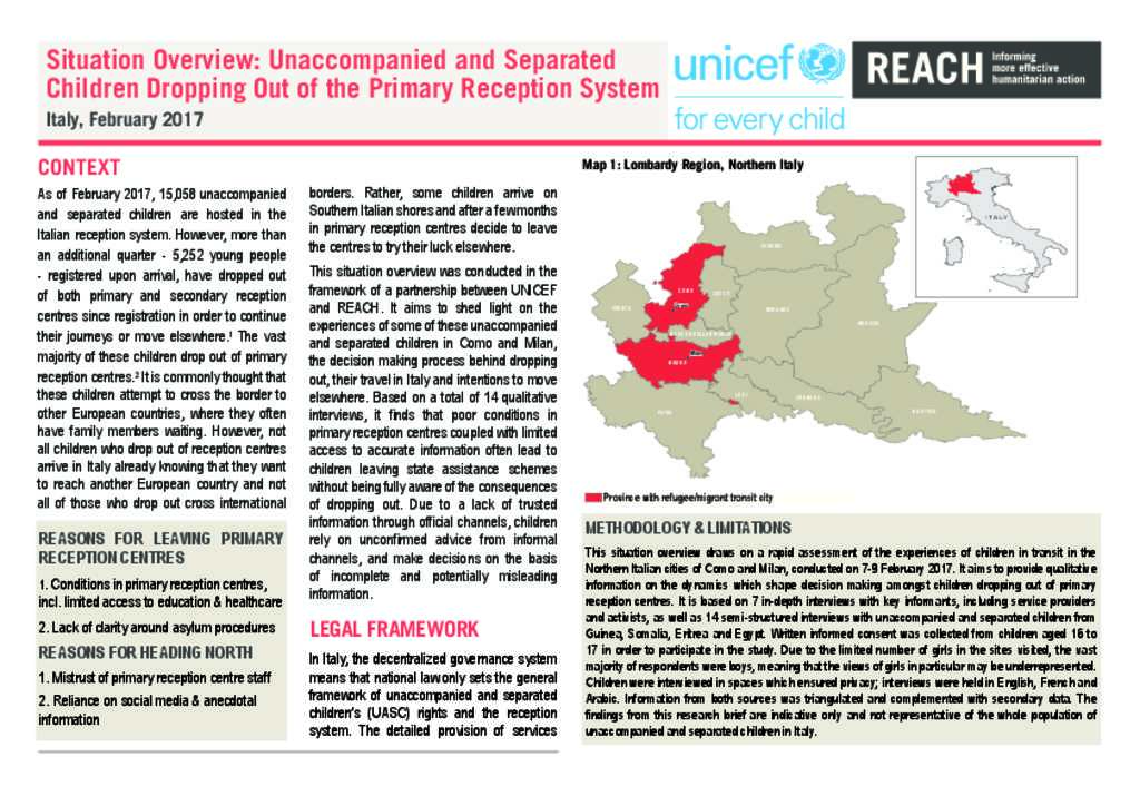 Quel est le schéma de prise en charge pour les mineurs non accompagnés