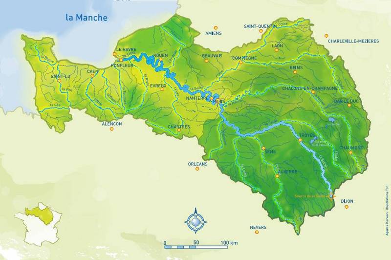 Où se trouve la source de la Seine et quel est son parcours 4 Où se trouve la source de la Seine et quel est son parcours