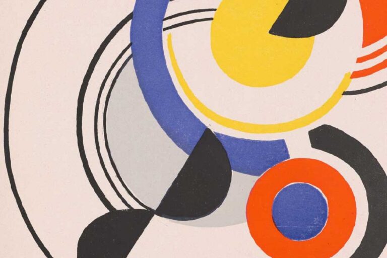 peinture coloree de sonia delaunay