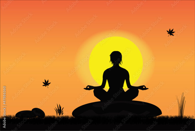 Comment développer un bon fond et améliorer votre personnalité 2 personne meditant dans un environnement paisible