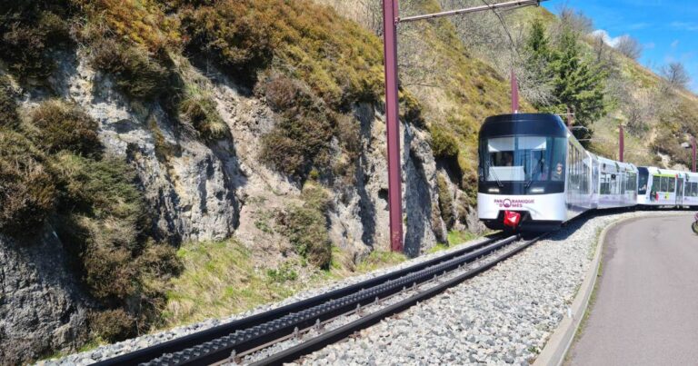petit train sur les pentes du puy de dome