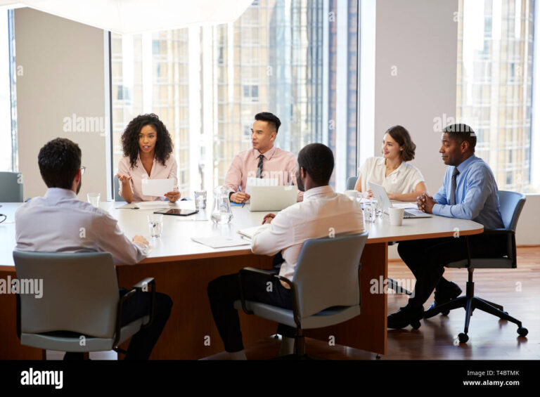 rencontres professionnelles autour dune table