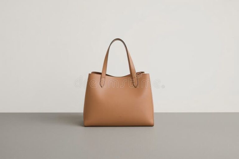 sac a main elegant sur un fond neutre