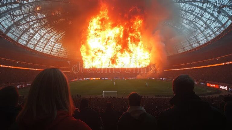 supporters enflammes lors dun match vibrant
