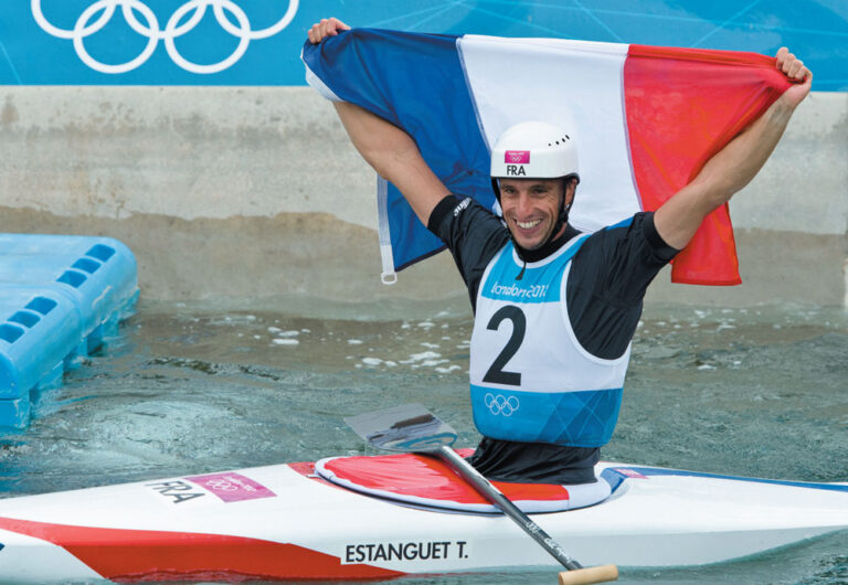tony estanguet lors dune competition sportive