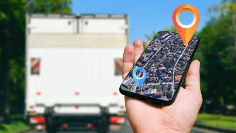 un colis en route avec un gps