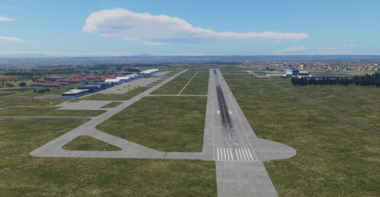 un panneau routier vers laeroport de nimes