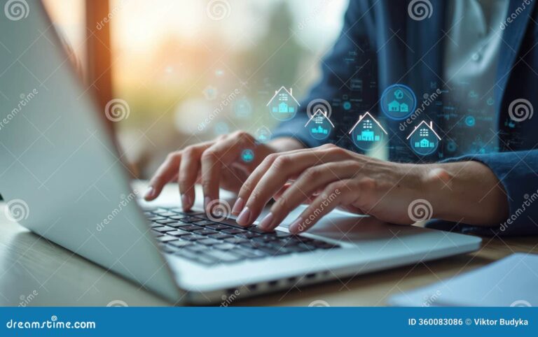 une personne utilisant un ordinateur pour comparer