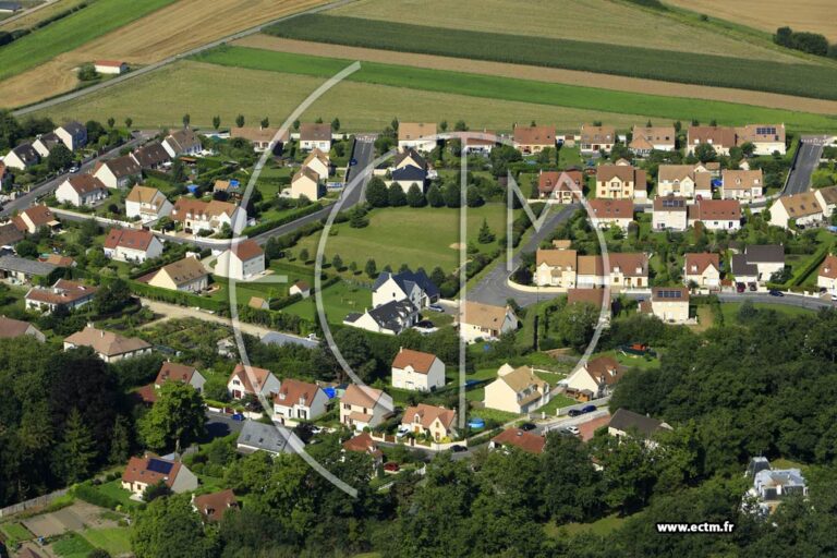 vue aerienne de vert le grand