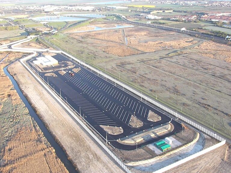 vue aerienne du tunnel sivep