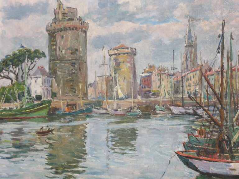 vue du port de la rochelle