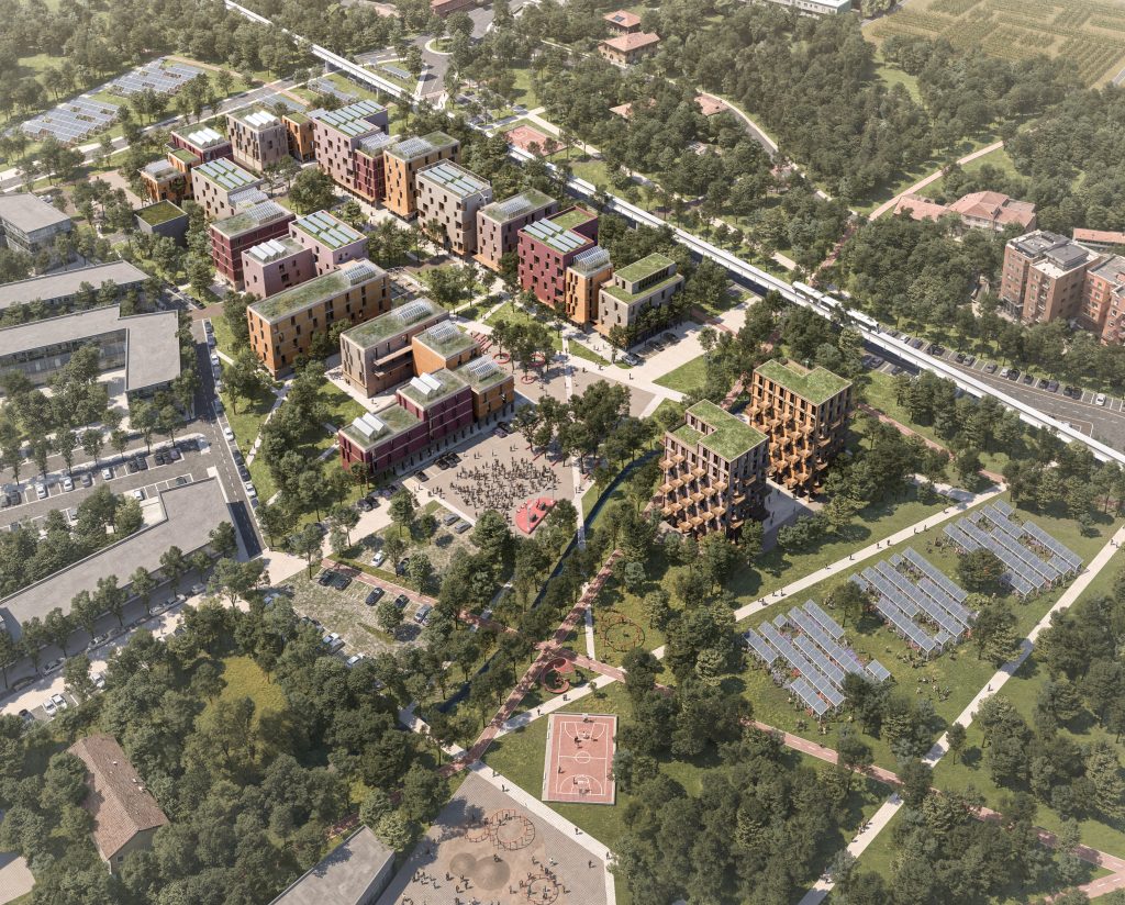 Quels sont les logements sociaux disponibles à Le Grand-Quevilly 1 vue dun quartier de logements