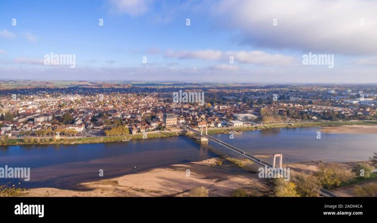 vue panoramique de cosne cours sur loire