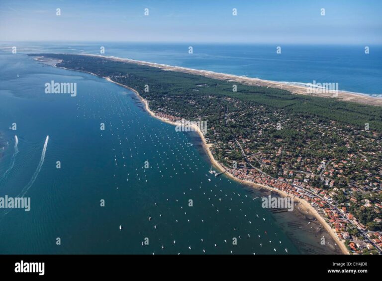 vue panoramique de la corniche au cap ferret