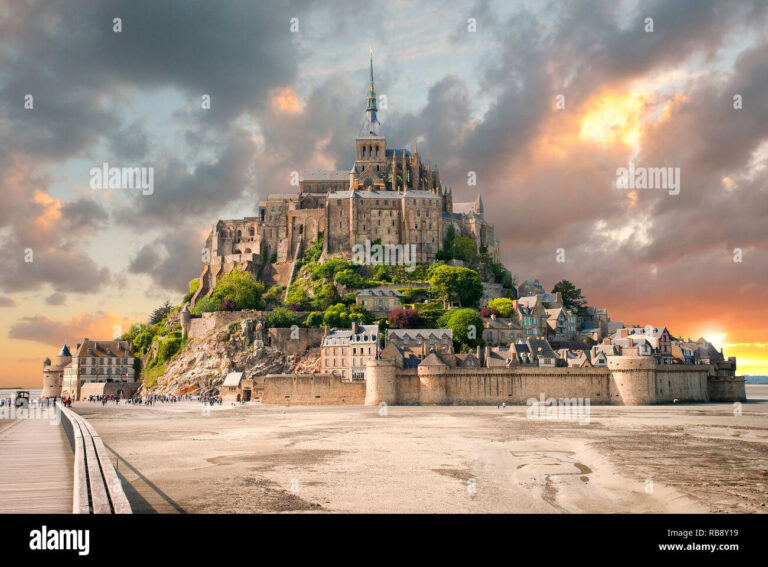 vue panoramique du mont saint michel